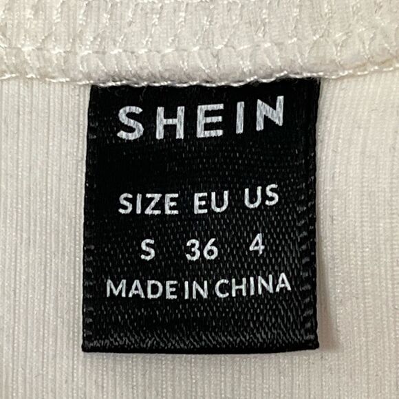 SHEIN Solid Waterfall Vest With Belt - Picture 6 of 8